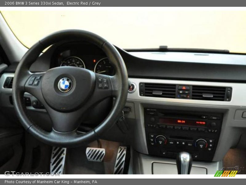 Electric Red / Grey 2006 BMW 3 Series 330xi Sedan