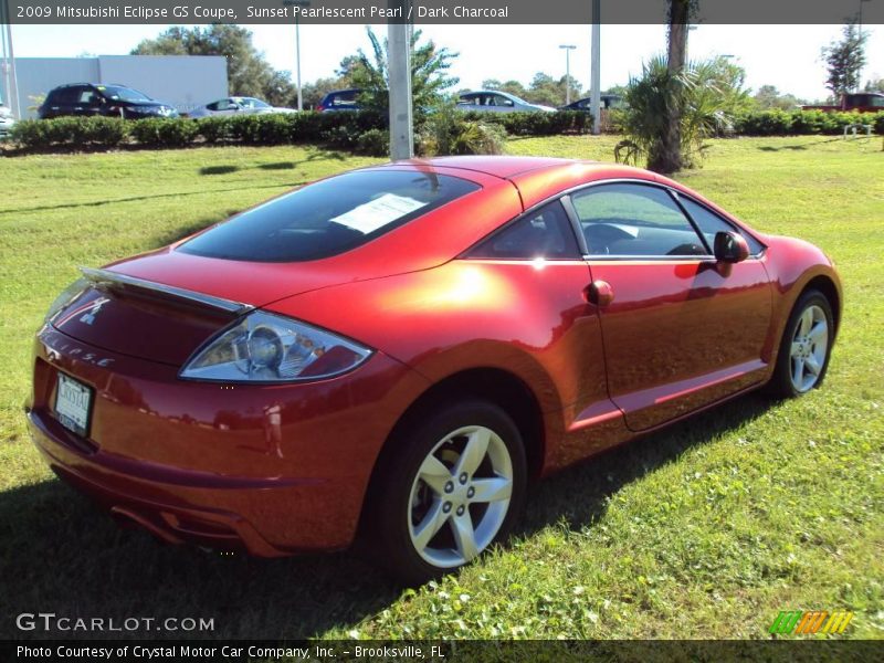 Sunset Pearlescent Pearl / Dark Charcoal 2009 Mitsubishi Eclipse GS Coupe