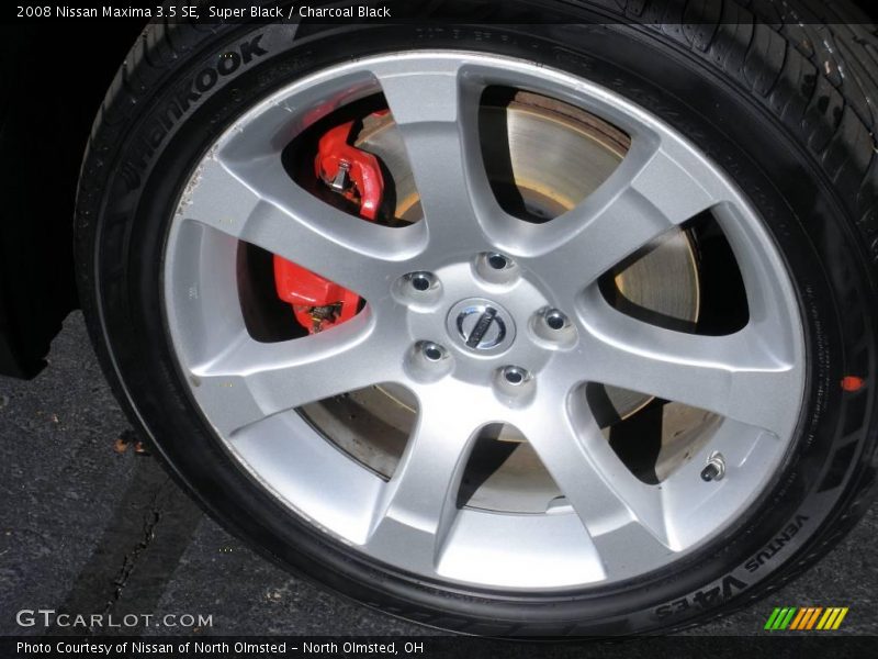 Super Black / Charcoal Black 2008 Nissan Maxima 3.5 SE