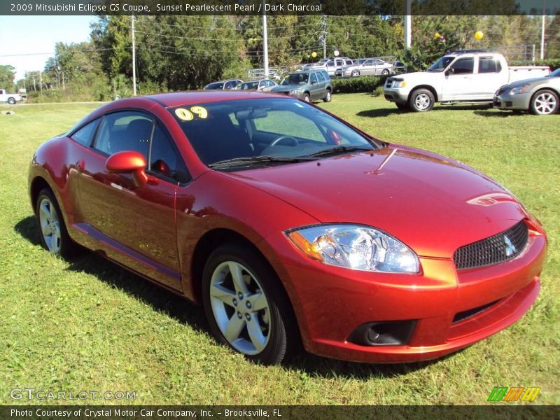 Sunset Pearlescent Pearl / Dark Charcoal 2009 Mitsubishi Eclipse GS Coupe