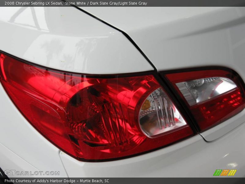Stone White / Dark Slate Gray/Light Slate Gray 2008 Chrysler Sebring LX Sedan