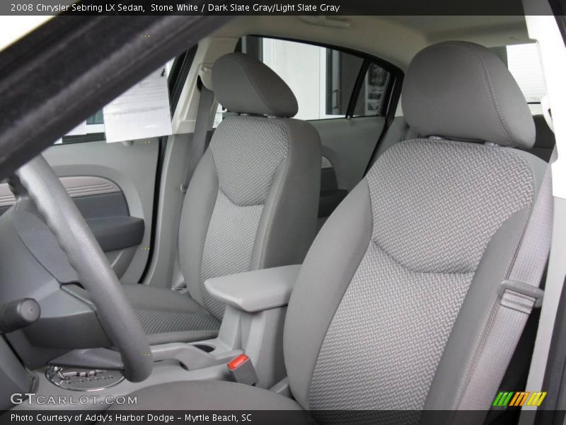 Stone White / Dark Slate Gray/Light Slate Gray 2008 Chrysler Sebring LX Sedan