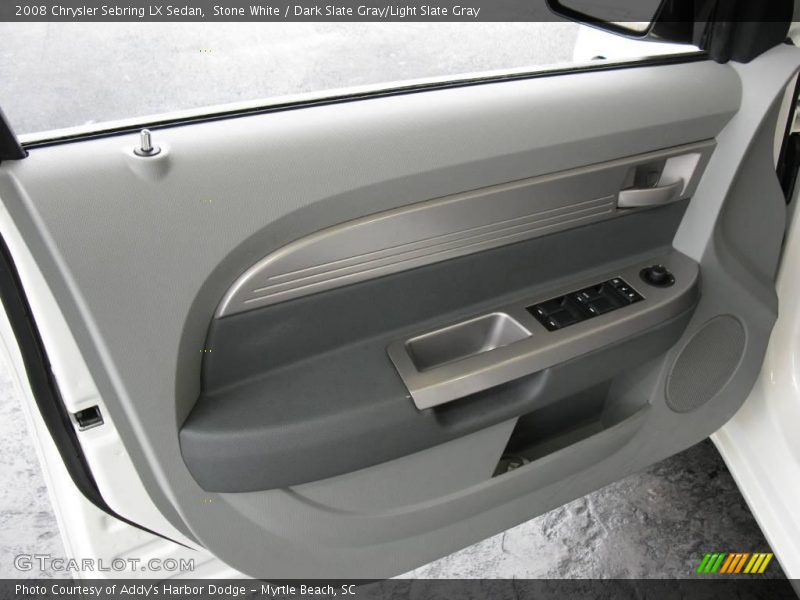 Stone White / Dark Slate Gray/Light Slate Gray 2008 Chrysler Sebring LX Sedan