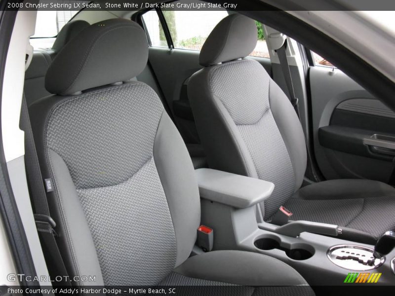 Stone White / Dark Slate Gray/Light Slate Gray 2008 Chrysler Sebring LX Sedan
