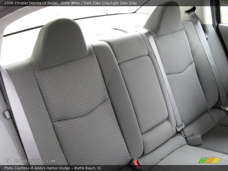 Stone White / Dark Slate Gray/Light Slate Gray 2008 Chrysler Sebring LX Sedan
