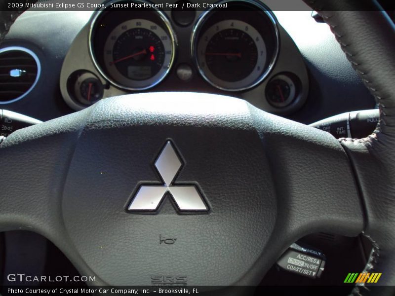 Sunset Pearlescent Pearl / Dark Charcoal 2009 Mitsubishi Eclipse GS Coupe