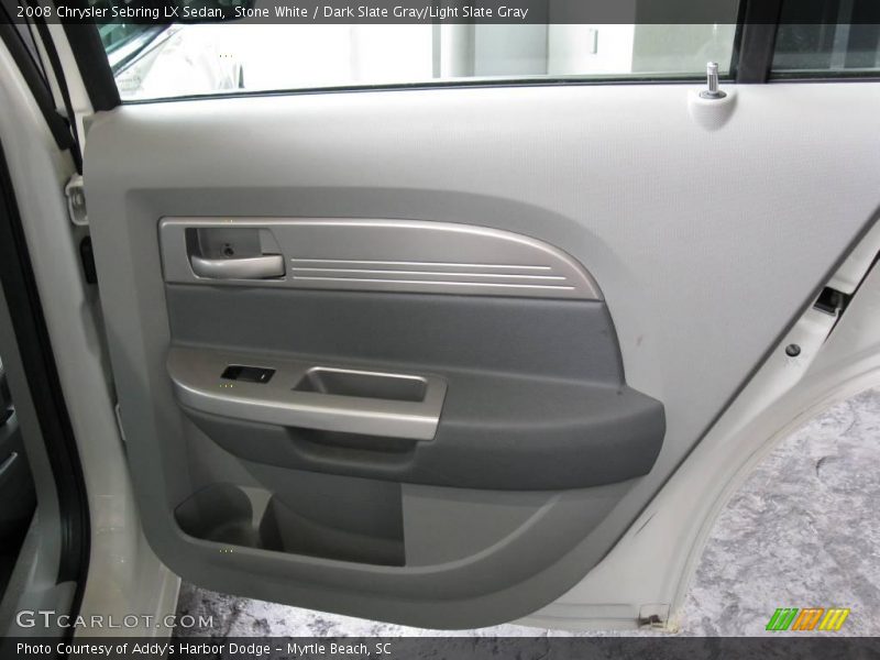 Stone White / Dark Slate Gray/Light Slate Gray 2008 Chrysler Sebring LX Sedan