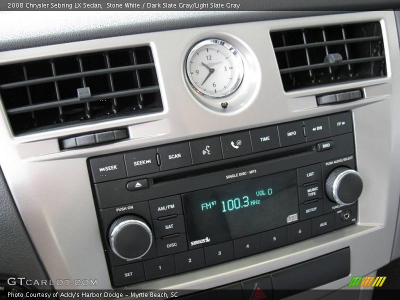 Stone White / Dark Slate Gray/Light Slate Gray 2008 Chrysler Sebring LX Sedan