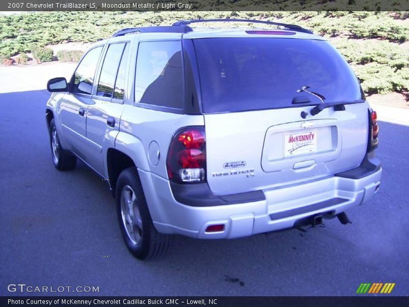 Moondust Metallic / Light Gray 2007 Chevrolet TrailBlazer LS