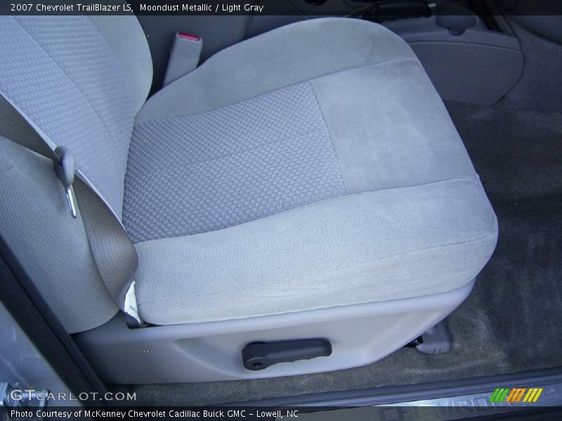 Moondust Metallic / Light Gray 2007 Chevrolet TrailBlazer LS