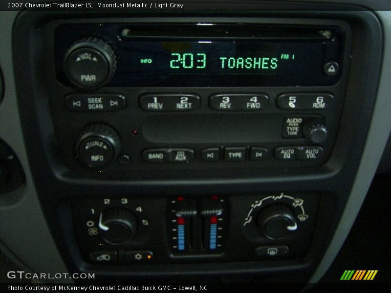Moondust Metallic / Light Gray 2007 Chevrolet TrailBlazer LS