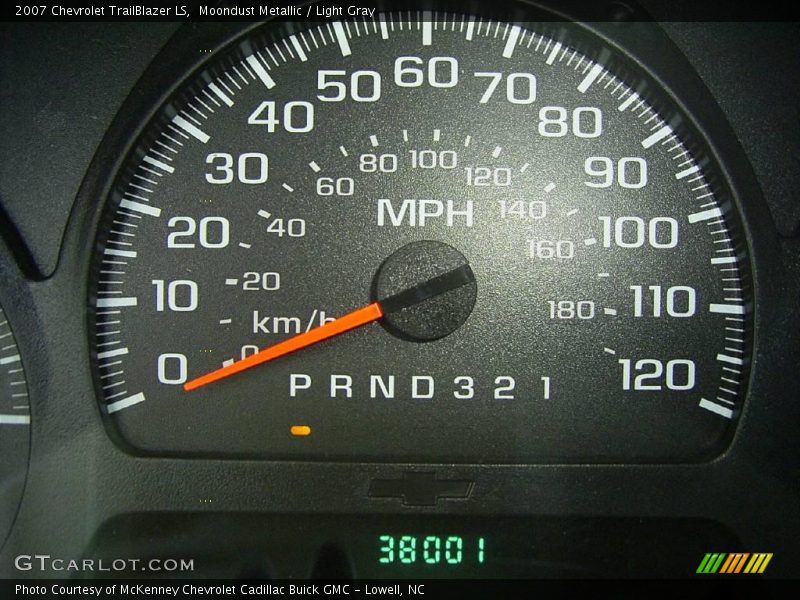 Moondust Metallic / Light Gray 2007 Chevrolet TrailBlazer LS