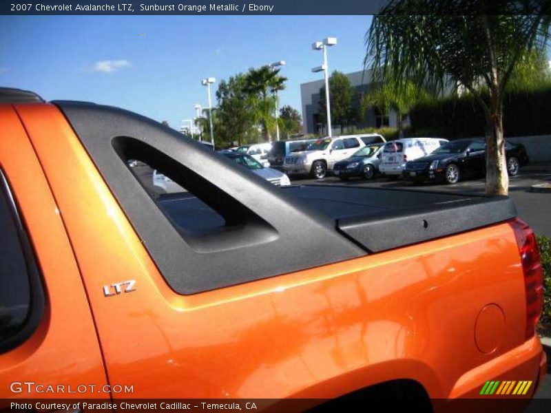 Sunburst Orange Metallic / Ebony 2007 Chevrolet Avalanche LTZ