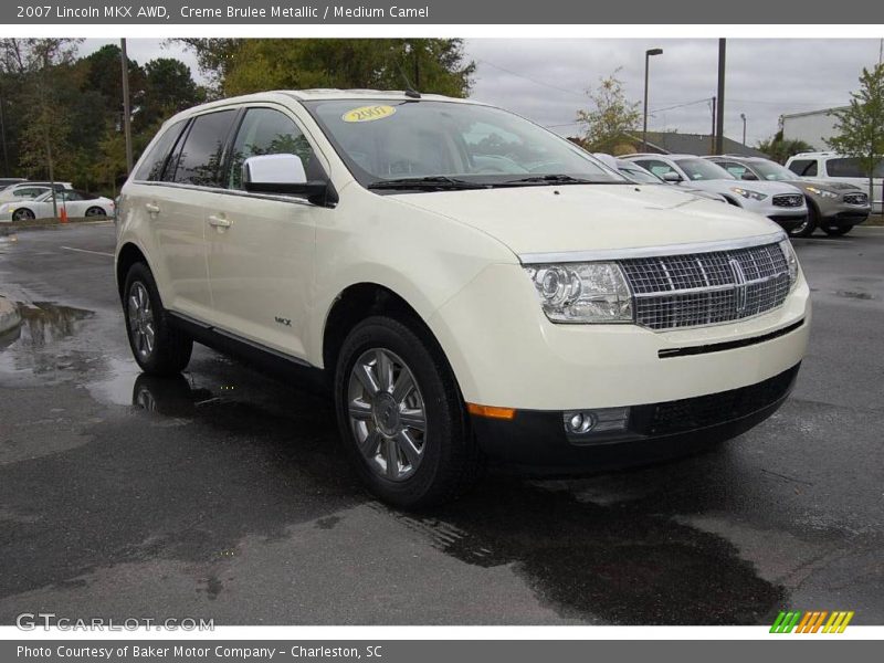 Creme Brulee Metallic / Medium Camel 2007 Lincoln MKX AWD
