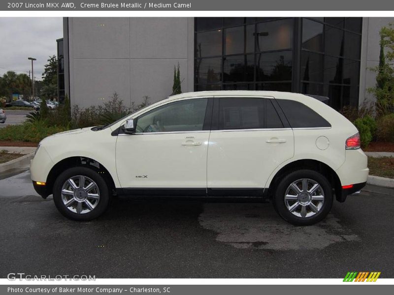 Creme Brulee Metallic / Medium Camel 2007 Lincoln MKX AWD