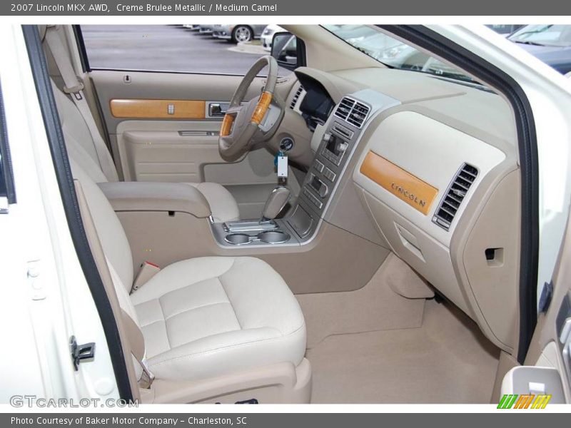 Creme Brulee Metallic / Medium Camel 2007 Lincoln MKX AWD