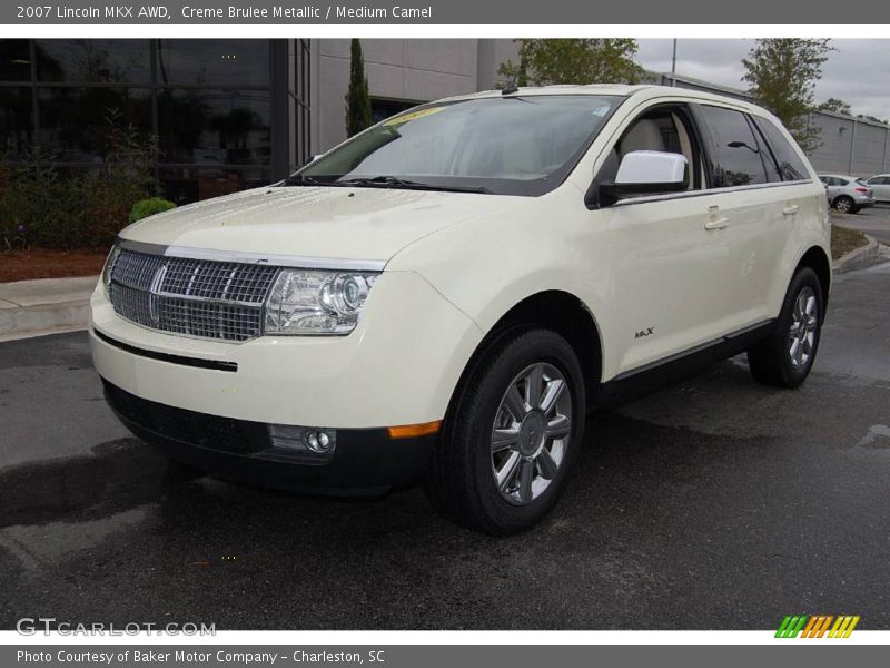 Creme Brulee Metallic / Medium Camel 2007 Lincoln MKX AWD