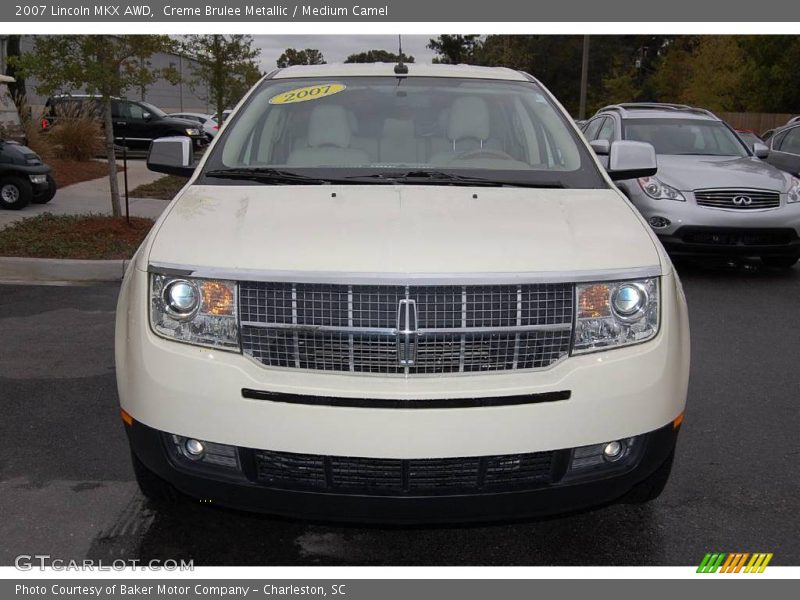 Creme Brulee Metallic / Medium Camel 2007 Lincoln MKX AWD