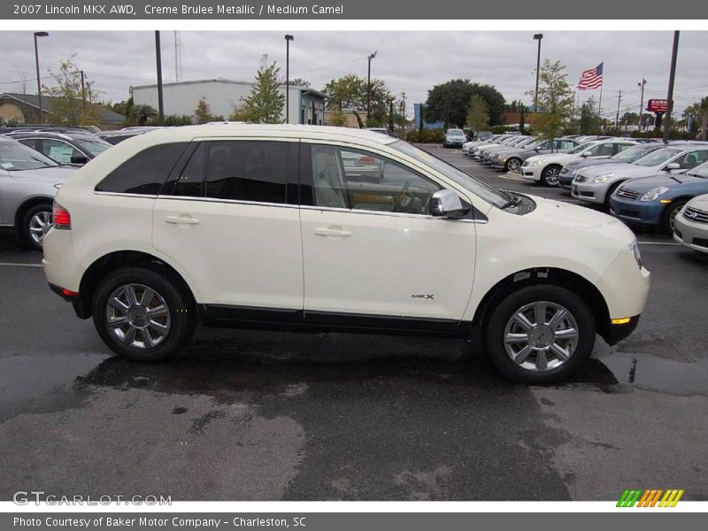 Creme Brulee Metallic / Medium Camel 2007 Lincoln MKX AWD