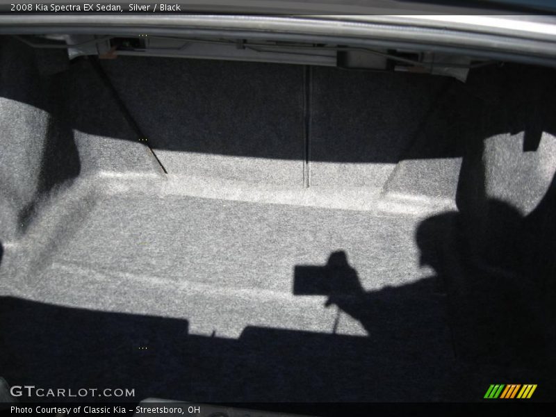 Silver / Black 2008 Kia Spectra EX Sedan