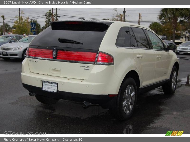 Creme Brulee Metallic / Medium Camel 2007 Lincoln MKX AWD