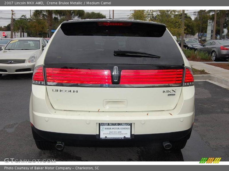 Creme Brulee Metallic / Medium Camel 2007 Lincoln MKX AWD