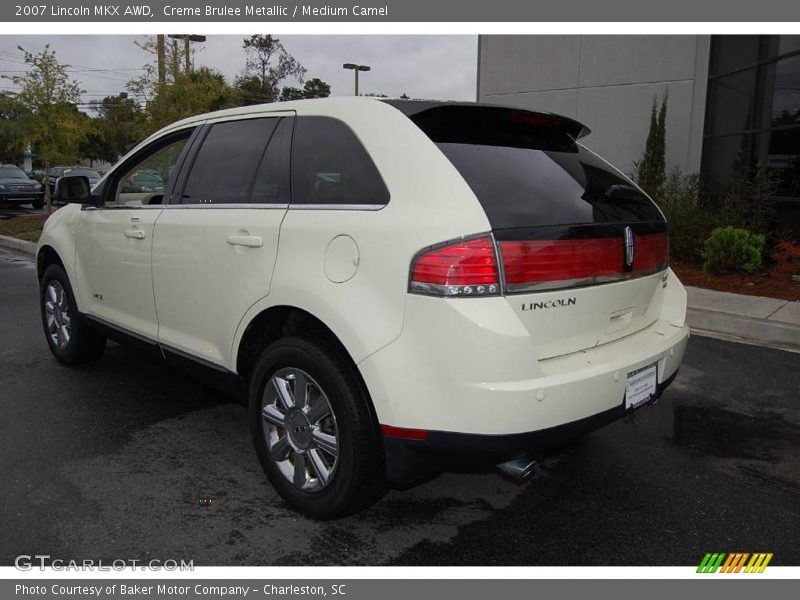 Creme Brulee Metallic / Medium Camel 2007 Lincoln MKX AWD