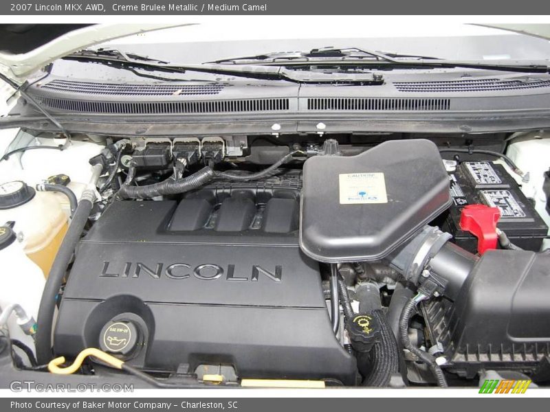 Creme Brulee Metallic / Medium Camel 2007 Lincoln MKX AWD