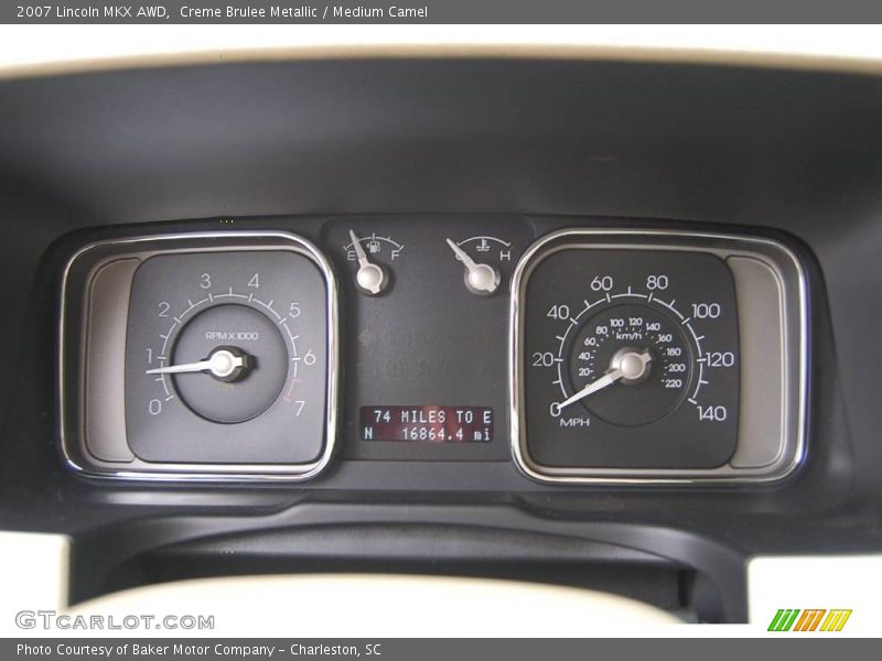 Creme Brulee Metallic / Medium Camel 2007 Lincoln MKX AWD