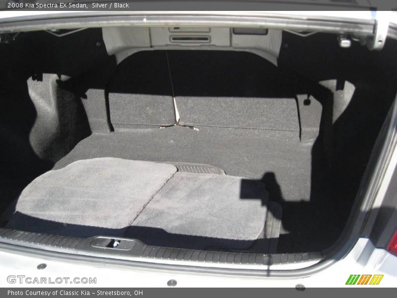 Silver / Black 2008 Kia Spectra EX Sedan