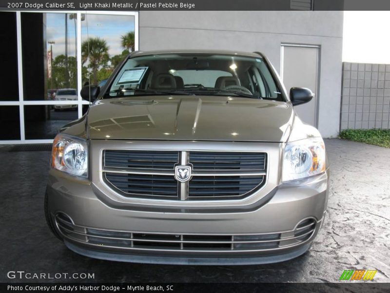 Light Khaki Metallic / Pastel Pebble Beige 2007 Dodge Caliber SE