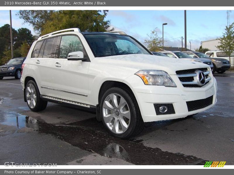 Arctic White / Black 2010 Mercedes-Benz GLK 350 4Matic