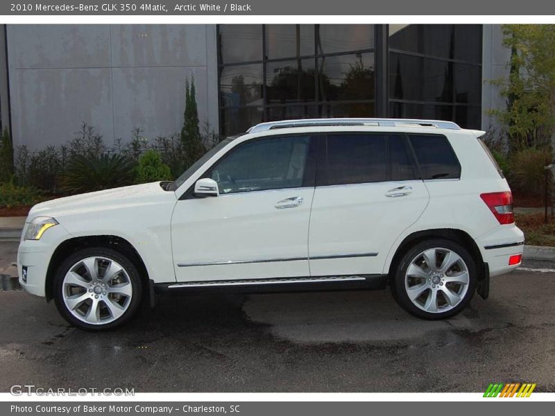 Arctic White / Black 2010 Mercedes-Benz GLK 350 4Matic
