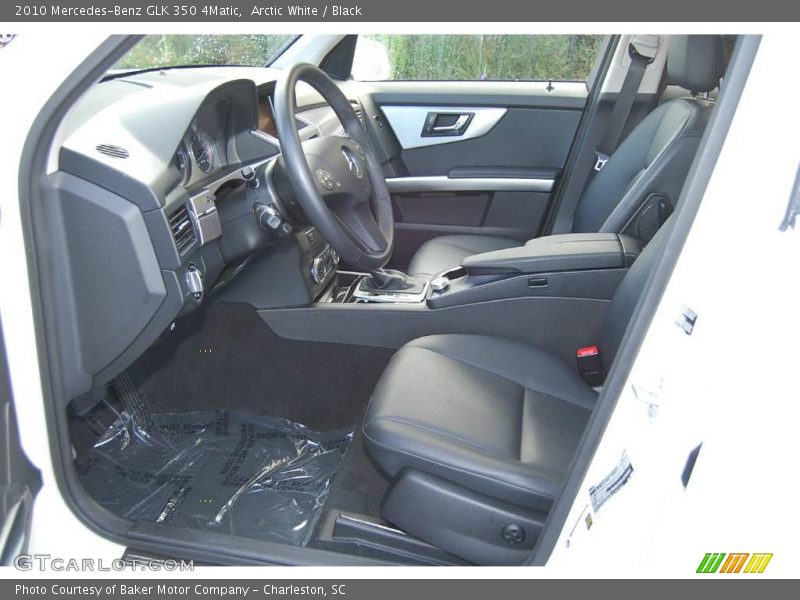Arctic White / Black 2010 Mercedes-Benz GLK 350 4Matic