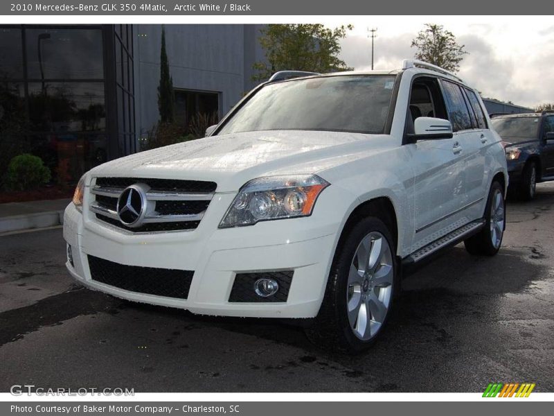 Arctic White / Black 2010 Mercedes-Benz GLK 350 4Matic