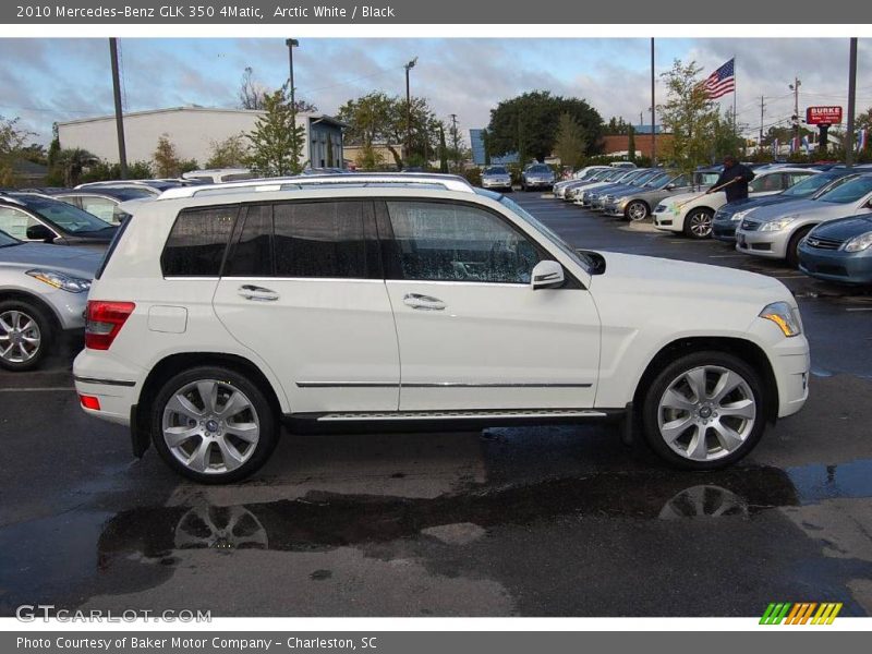 Arctic White / Black 2010 Mercedes-Benz GLK 350 4Matic