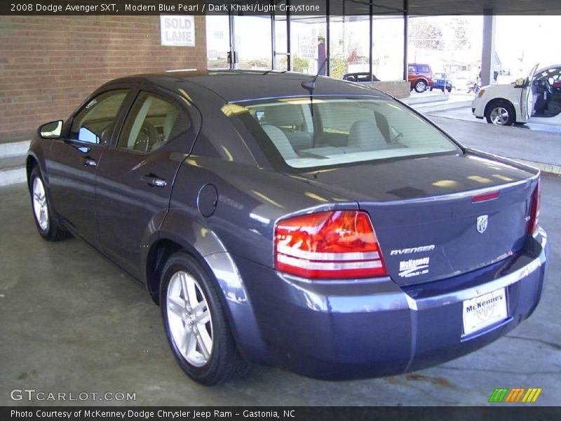 Modern Blue Pearl / Dark Khaki/Light Graystone 2008 Dodge Avenger SXT