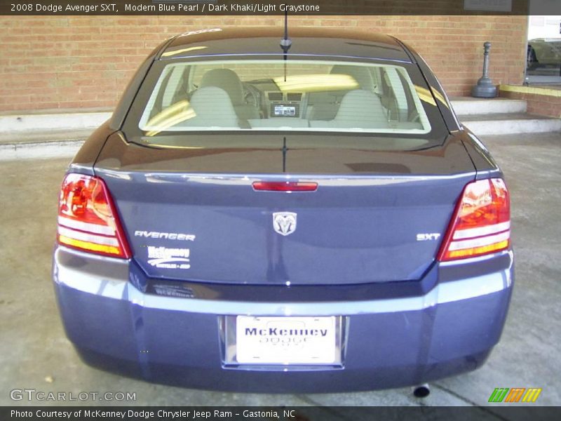 Modern Blue Pearl / Dark Khaki/Light Graystone 2008 Dodge Avenger SXT