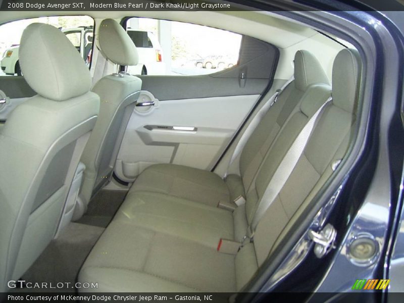 Modern Blue Pearl / Dark Khaki/Light Graystone 2008 Dodge Avenger SXT