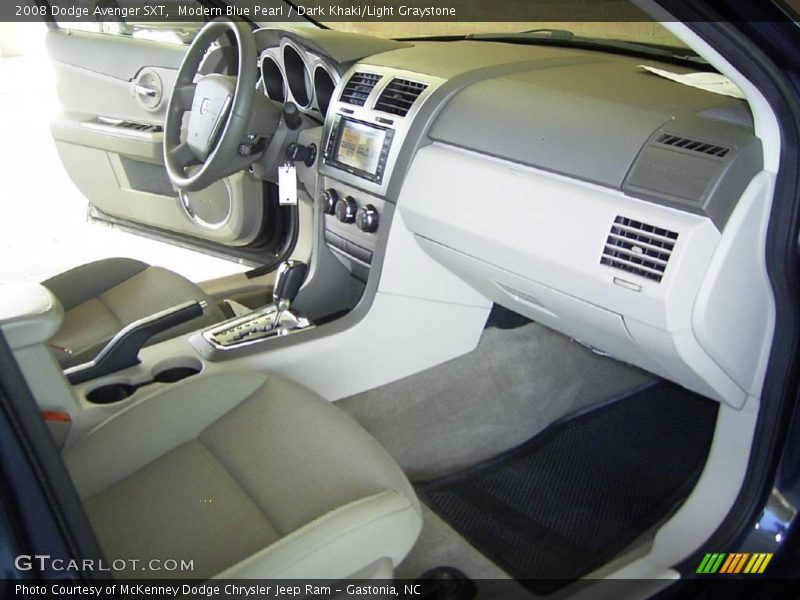 Modern Blue Pearl / Dark Khaki/Light Graystone 2008 Dodge Avenger SXT