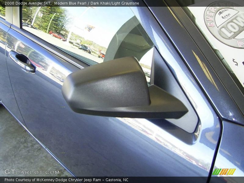 Modern Blue Pearl / Dark Khaki/Light Graystone 2008 Dodge Avenger SXT