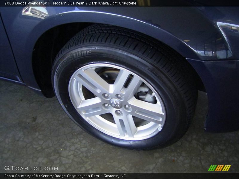 Modern Blue Pearl / Dark Khaki/Light Graystone 2008 Dodge Avenger SXT