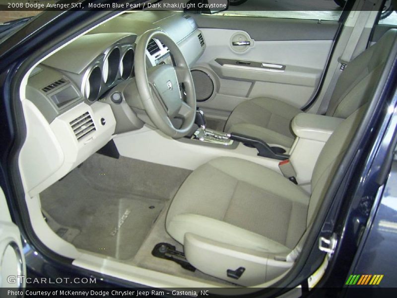 Modern Blue Pearl / Dark Khaki/Light Graystone 2008 Dodge Avenger SXT
