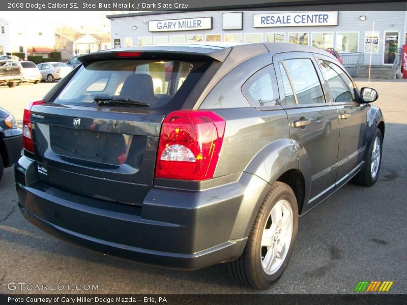 Steel Blue Metallic / Dark Slate Gray 2008 Dodge Caliber SE