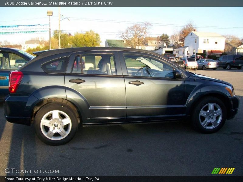 Steel Blue Metallic / Dark Slate Gray 2008 Dodge Caliber SE