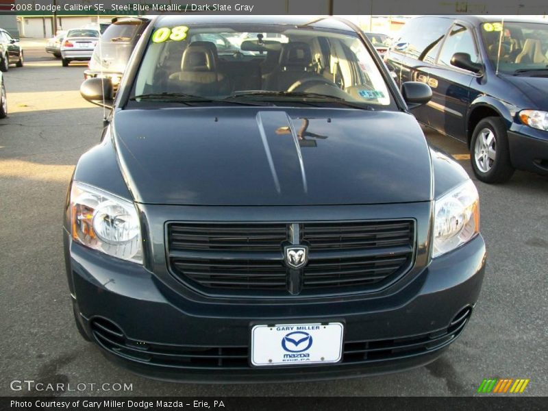 Steel Blue Metallic / Dark Slate Gray 2008 Dodge Caliber SE