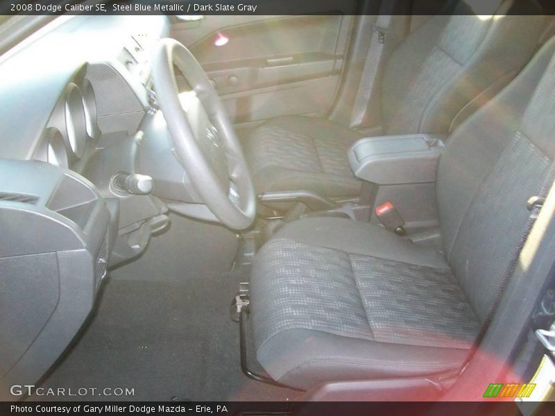 Steel Blue Metallic / Dark Slate Gray 2008 Dodge Caliber SE