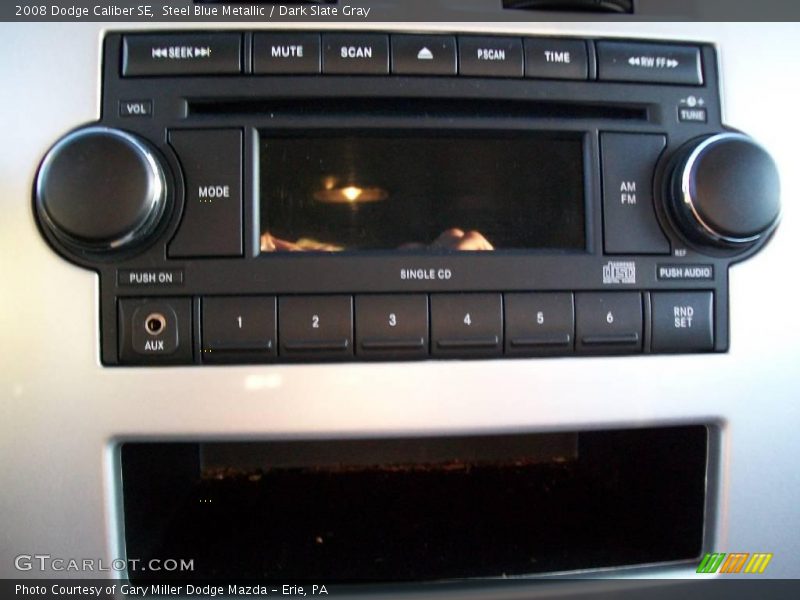 Steel Blue Metallic / Dark Slate Gray 2008 Dodge Caliber SE
