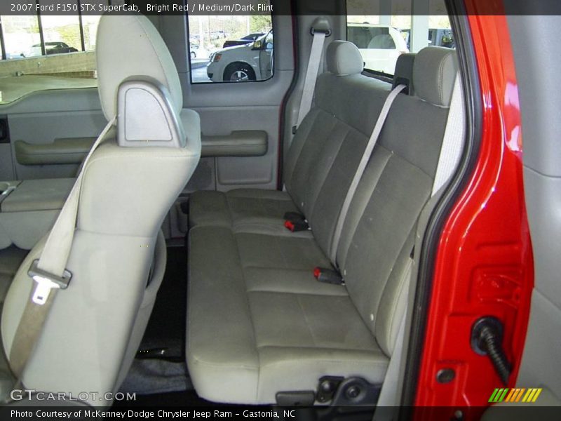 Bright Red / Medium/Dark Flint 2007 Ford F150 STX SuperCab