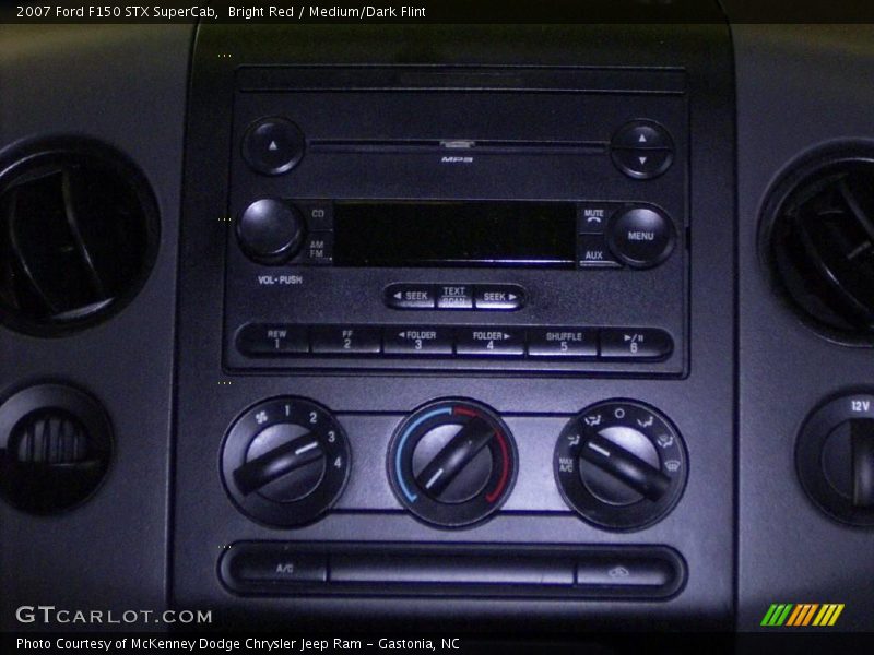 Bright Red / Medium/Dark Flint 2007 Ford F150 STX SuperCab